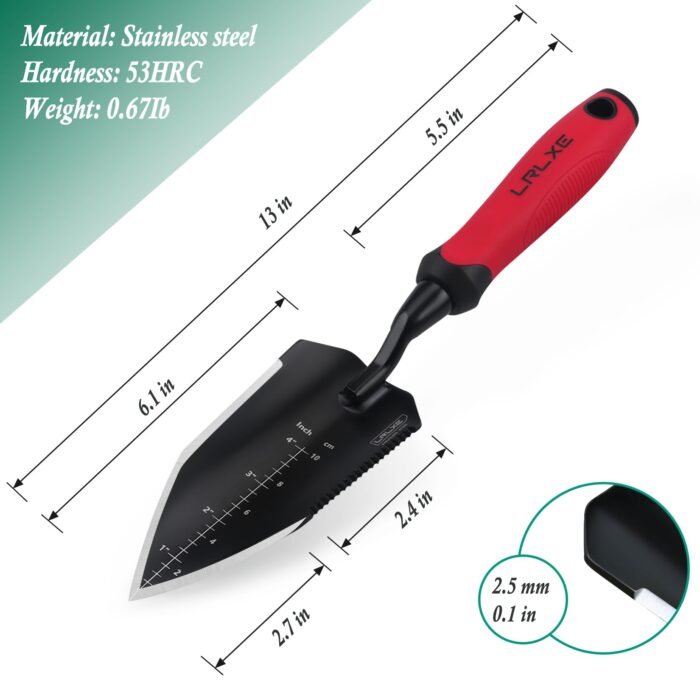 Garden Shovel: Heavy Duty Stainless Steel - Image 2